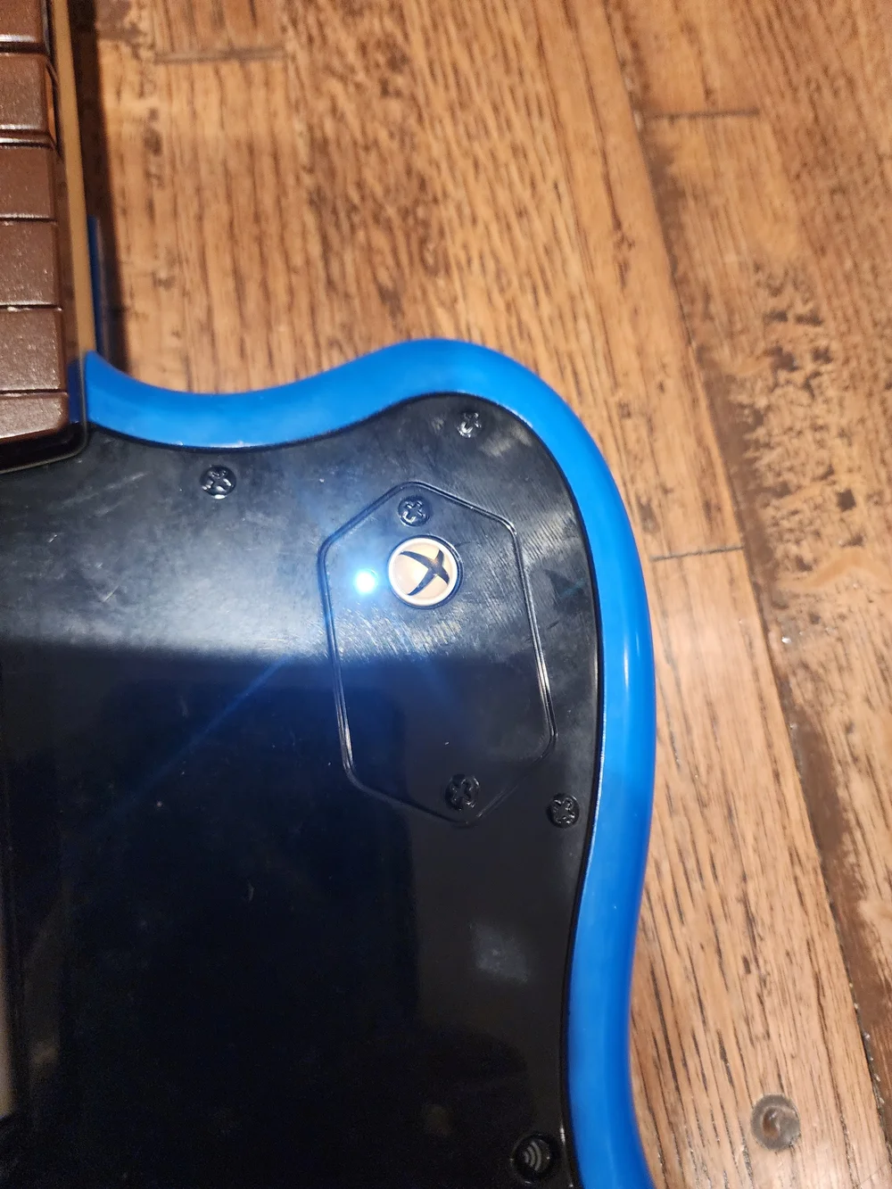 Blue Fender Guitar Xbox Controller